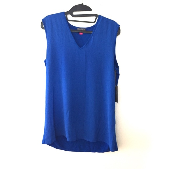 Vince Camuto /Sleeveless / Two toned color. Blue - Picture 1 of 9